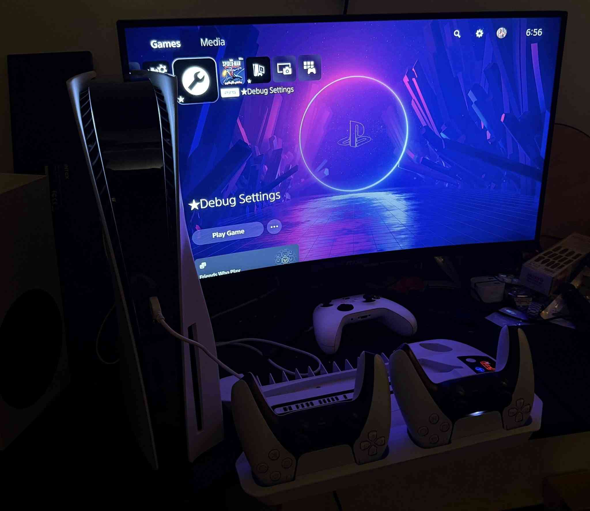 السلام وعليكم عندي بلي 5 فات Fatباندل هورايزون امريكي مهكر
الجهاز نظيف كلش ومهكر نظام يوتيوب لا قرص ولا شي اطب ٣ ثواني ويتفعل وتلعب براحتك ولعبة تروح تنزلها ب الفين لو تلاثة وتتونس ويا الجهاز 2 جوستك اصليات انطيك الكارتونة وغراضة كلها ويا كاملات اكيدد 
ووياه ستاند وحامل للجهاز والجوستك الستاند بي مروحة تبريد هم بيها عدة درجات وشاشة led وتشحن الجوستك 

الجهاز رايدة ب 750 الف 
العنوان بغداد 
الي يريده هذا رقمي 
***********
