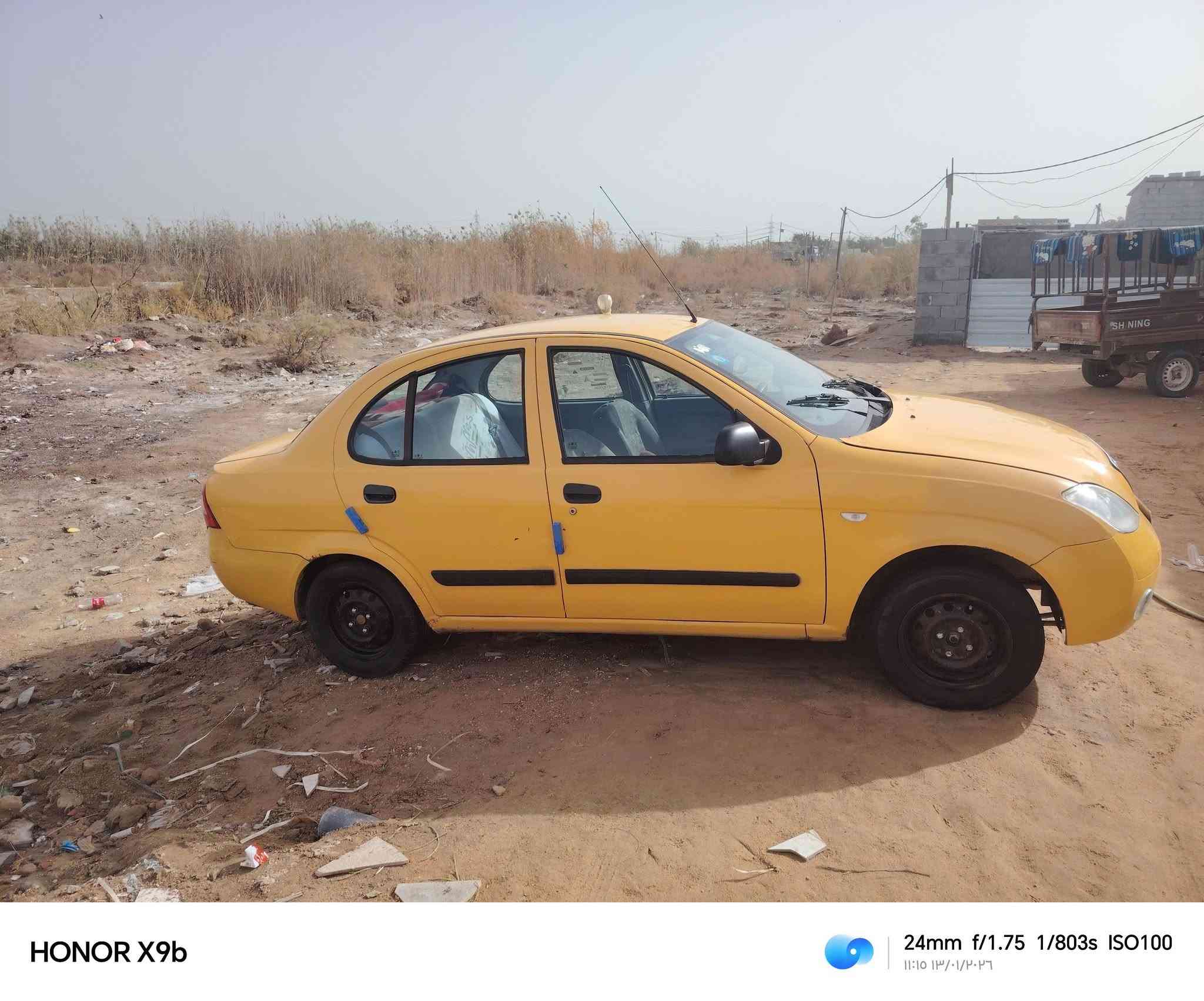سلام عليكم عيني  طيبه للبيع موديل 15 هيئة مصفر تخم كامل تايرات وترتيب كلش حلو *********** السعر 30 وبية مجال مكينه وكير بل جيس كله نظيف محفضه كربلاء

