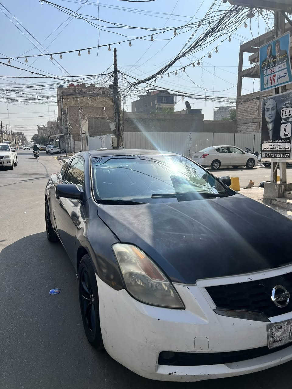 سلام عليكم ، نيسان التما كوبية 2008  گير ، محرك و تبريد مكفول  السيارة جاهزة بيها صبغ عام بسبب الجراد تفاصيل اكثر واتساب ***********  السعر 73 و بيها مجال .. ترهم مراوس
