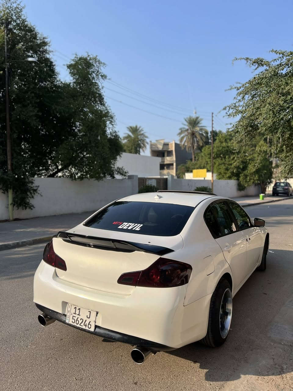 السلام عليكم
#للبيع انفنتي G37-2009 رقم بغداد رقم وهزة وسنوية كلها جديدة

السيارة وارد حادث بدون غرق
مكينة 3700 الوحيدة بهل موديل تجي بهذا الشكل الامامي

•كير اوتو شفتات ستيرن
•تحكمات ستيرن جهتين 
• تبريد بيانو شاشة ، تدفئة بالكشنات ، كشنات جلد وخزن ميموري  
• فتحة
•لايتات زنون ، بروجكترات زنون
• صدر خلفي امامي جديد بالكامل تايرات نظيفة 
• سيارة عليها صالنصات رياضي تحكم ريمونت وموجودة صالنصات البلادية وياها
 

سيارة ماشاءلله عليها قوية ونظيفة وحادثها مو غرق ويل تو سايز حلوه وكاعدة سيارة كشناتها كدامكم ويرادلها كم شغله بسيطة 
سونار موجود
#السعر -98$ بيها مجال
مكاني بغدااد حي الجامعة متواجد وره الـ 4 العصر 
ماسنجر + واتساب 
***********
