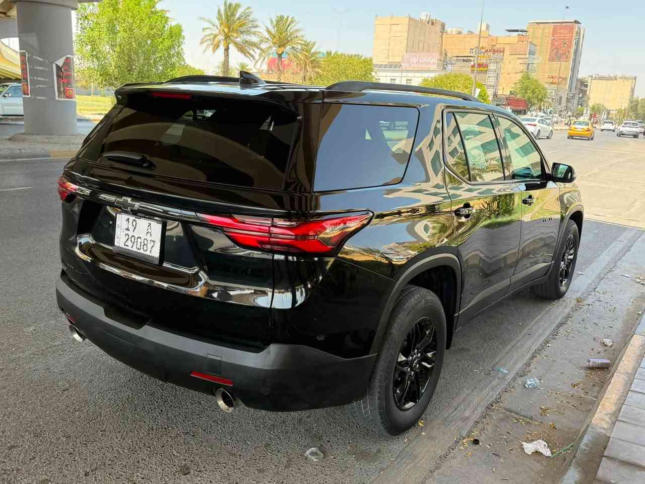 السلام عليكم 🙏🏻 .. بيع فقطط
السعرر 225 ورقه $$ قابل لتفاوض 🔥
انسسب سعر بهيج نظافه وضرر بسيط 

شوفرليت ترافيرس بلاك توب 2024
رقم كربلاء حره تحويل مباشر 
عداد المسافه : 39 الف mill
حجم المحرك : 6 سلندر 3600 فور ويل 
الضرر : جاملغ امامي تبديل وصبغ 
وباب الصدر تبديل نفس اللون 
ايرباك برده وكشن طاك ومصلح 

المواصفات  بلاك توب 
بصمة تشغيل وابواب - فور ويل 
7 راكب 3 قطع تبريد - شاشه كار بلي
كرسي سائق كهرباء - تدفئه مقاعد 
رادار مانع تصادم - مثبت سرعه - قياده اليه 

للاستفسار الاتصال ***********
مهندس حسين 📍 كربلاء - حي الحسين
شركة_المتحدة_لمزادات_السيارات_الامريكيه
