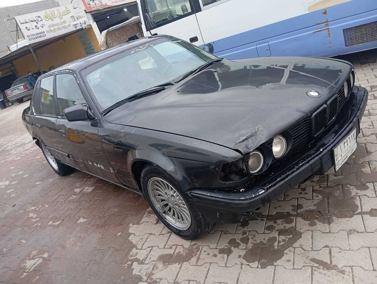 السلام عليكم بي ام 730 بيع او مراوس رقم بابل مالكها بالهاشمية تبريد شغال تخم تاير خلية   كشنات جلد كهربائي كير جديد شرط علما المكينة بيها خيط بخار الإستفسار على الرقم*********** مكاني بابل القاسم
