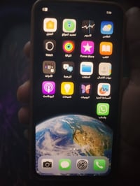 ايفون إكس اس ماكس ذاكره٢٥٦ بطاريه مبدله ١٠٠ فقط كامره اماميه وكفت ماعر...