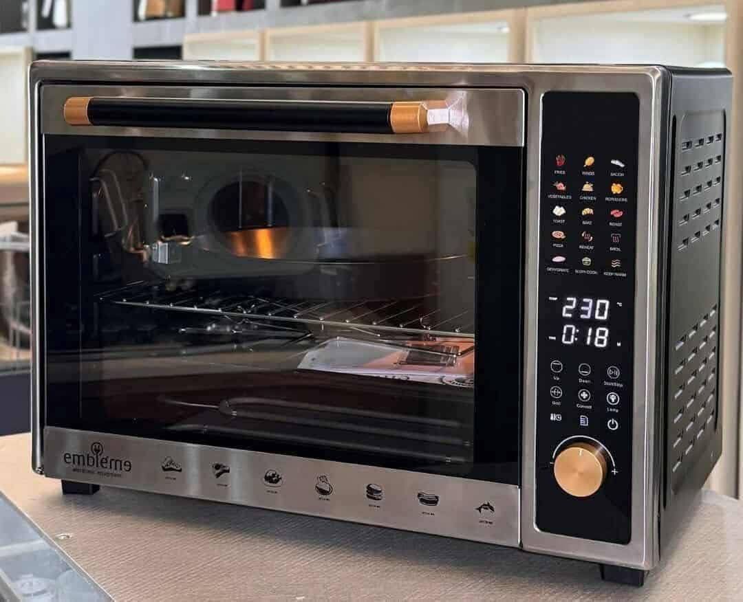 🔥 عرض خاص لفترة محدودة + ضمان حقيقي لمدة سنة كاملة من تاريخ الشراء! 🔥
​ليش تشتري جهازين وتزحم مطبخك إذا تكدر تحصلهم بجهاز واحد؟ 🤩
نقدم لكم فرن أمبليوم الكهربائي والقلاية الهوائية (2in1)، الحل الأمثل لتحضير أشهى الوجبات الصحية لعائلتك بكل سهولة واحترافية. 🍗🍟
​شنو اللي يميز فرن أمبليوم؟
​تقنية 2 في 1: فرن كهربائي وقلاية هوائية بنظام واحد للطبخ الصحي بدون دهون.
​حجم عائلي جبار: سعة 60 لتر وقوة 2200W لتلبية كل احتياجاتك.
​تحكم ذكي وسهل: شاشة لمس LED متطورة لاختيار البرامج المتعددة بضغطة زر.
​توزيع حراري مثالي: مروحة داخلية تضمن استواء الأكل من كل الجهات.
​شواية دجاج دوارة: لدجاج محمر ومقرمش مثل المطاعم.
​رؤية واضحة: مصباح هالوجين داخلي لمتابعة الطبخ بدون فتح الباب.
​🎁 يأتي مع مجموعة ملحقات متكاملة مجانية:
(تبسي دائري، صينية شواء، شواية دجاج دوارة، مشبك شوي، ماسكة شواية، ماسكة صياني، وصينية ترسبات لسهولة التنظيف).
​📲 سارع بالطلب الآن الكمية محدودة!
للحجز والاستفسار، راسلنا خاص 
او وتساب: ***********
​#فرن_كهربائي #قلاية_هوائية #اجهزة_منزلية #مطبخ_عراقي #طبخ_صحي
