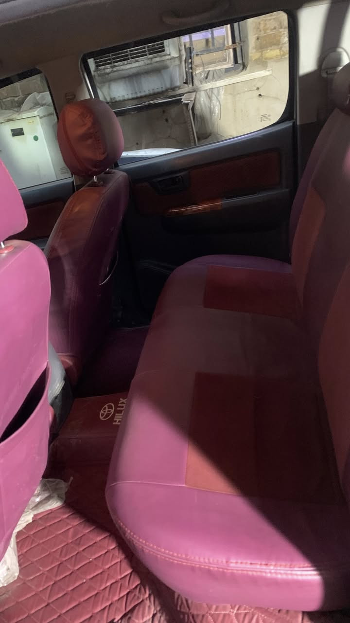 سلام عليكم بيكم هايلوكس موديل 2014 سياره نظيفه بشكل مكينه وكير على وضع الشركه لا فتح ولا صوت ولا تنقيص ولا تبخير مكينه وكير خير من الله سياره رقم اسليمانيه تحويل ثاني يوم عنوان بغداد واي ستفسار ***********
