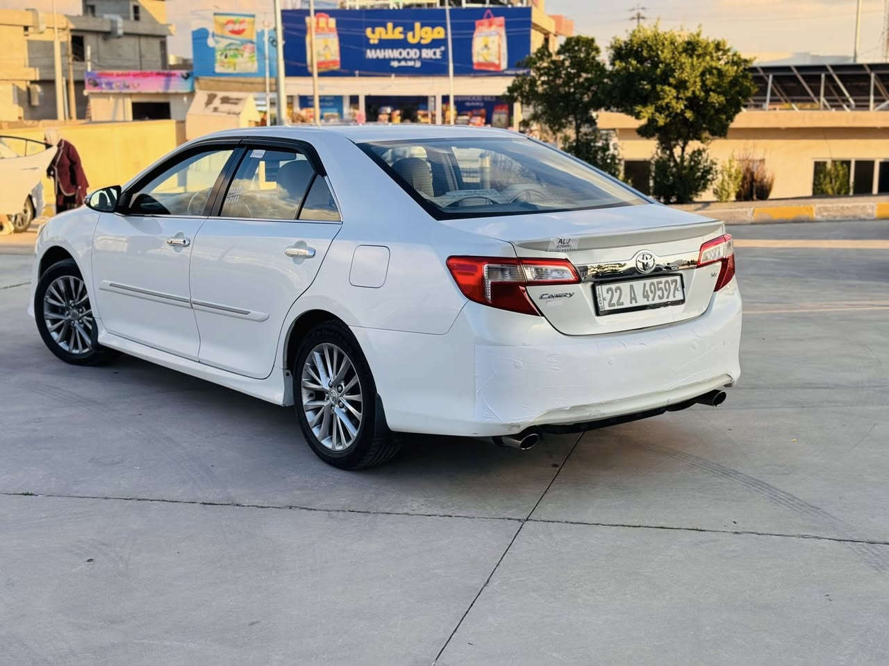 كامري 2012 خليجي مكفوله سعر134 وبي مجال بسيط
خليجيه داخل عسلي محرك 2500 شرط 
شاشه كامره حساس خلفي
تبريد مركزي كشن كهربائي تحكمات تحديد سرعه
سياره جاهزه من كلشي مكفوله من الصبغ سونار موجود 
سعره ١٣٤ وبي مجال بسيط مكان السياره كركوك
***********
