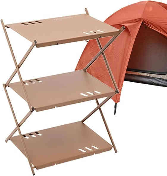 رفوف التخييم | شواية شواء بثلاث طبقات، رفوف التخزين المعدنية مثالية للمطبخ الخارجي ويمكنها تحمل سعة تصل إلى 65 كجم

سهلة الحمل: يمكنك بسهولة وضع الأرفف المحمولة في حقيبتك وأخذها للتخييم لأنها صغيرة وخفيفة الوزن وصغيرة الحجم وقابلة للطي.
للحجز والاستفسار راسل ماسنجر او واتساب ***********
