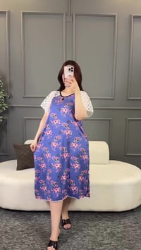 شلحه نسائي دانتيل كلوش   😍  الخامه فانيلا زبده الاصلي فول ليكرا 💯  الق...