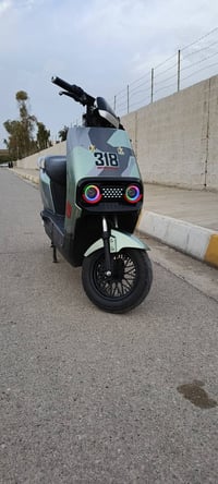 دراجه شحن اباتشي 318 مديل 2024 سرعه حقيقي 80  6 بطاريات دبل 32 فولت ون...