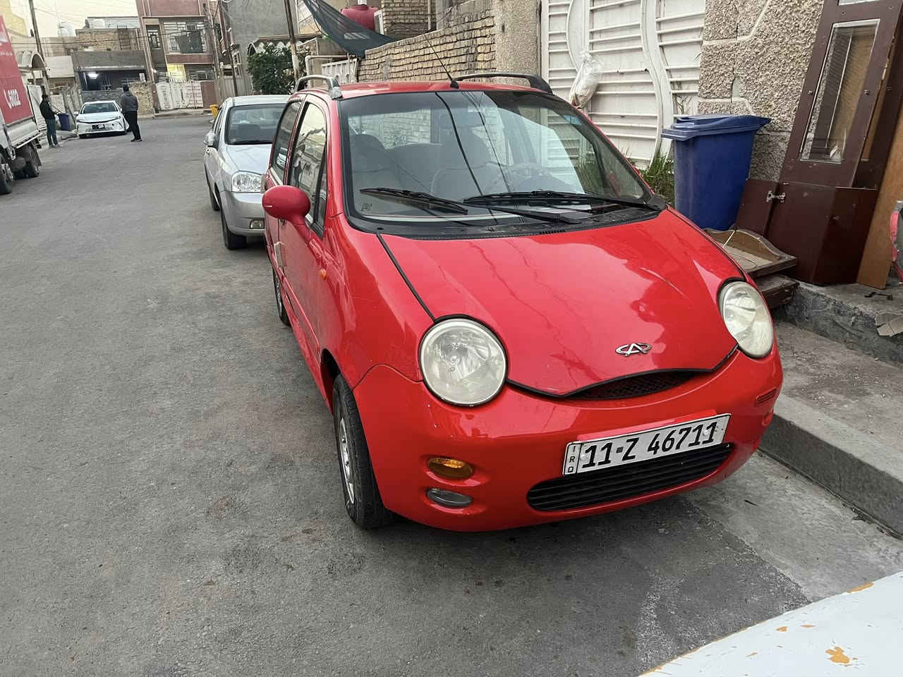 السلام عليكم    كيو كيو  2010 مكفوله مكينه كير اوتو صبغ تبديل عدا الدعاميات وبيه طغه بسيطه جاملغ خلفي تبريد شغال سيارة جاهزه رقم انكليزي بسمنه هزه جديده مكاني بغداد الثعالبة قرب سيطرة الشعب 
للتواصل  ‭   0770 421 8539‬ السعر 28 وبيه مجال
