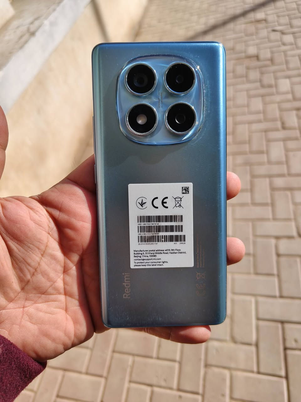 السلام عليكم ريدمي نوت 14برو بدون ملحقات مكفول من كلشي للبيع او المراوس جهاز مكفول ونضيف السعر260مكاني النجف ناحيه الحريه ***********
