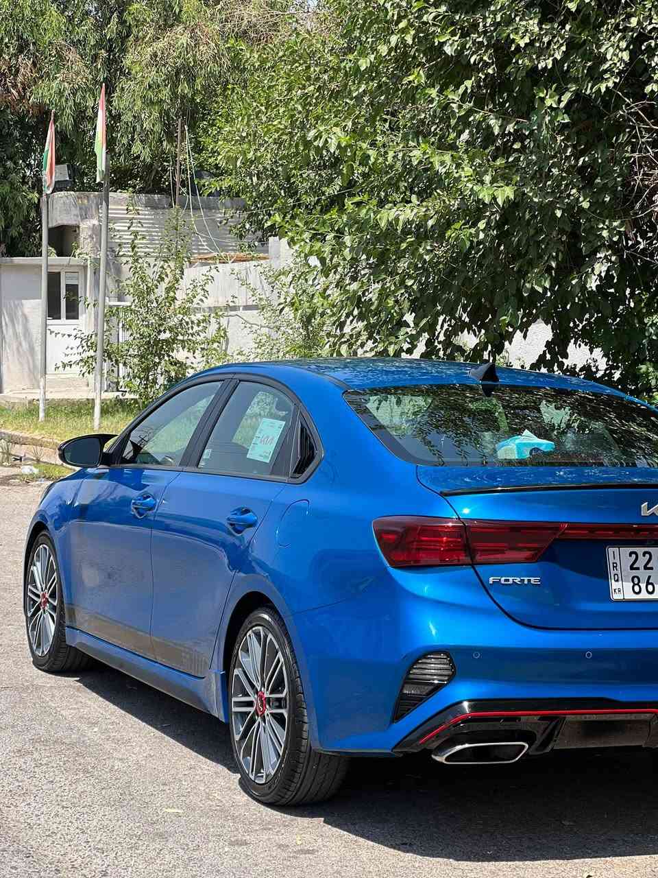 السلام عليكم

KIA FORTE GT 2023

رقم الشاصي  : 3KPF44AC8PE628050

موديل 2023

محرك 1.6 تيربو  TURBO

مواصفاتها فول 1/1 

حساسات 

كاميرا  خلفيه 
 
فتحة سقف 

كشنات جلد تبريد تدفئة 

اشارات بالمرايه 

تبريد قطعتين 

شحن موبايل 

هواي مواصفات …. 

حادثها جاملغ امامي سائق صبغ فقط 
تعديل بارد حافة باب و بوند . 

عنوان  السيارة : اربيل - ERBIL 

***********
 *********** واتساب 

السعر 154 $ وبي مجال
