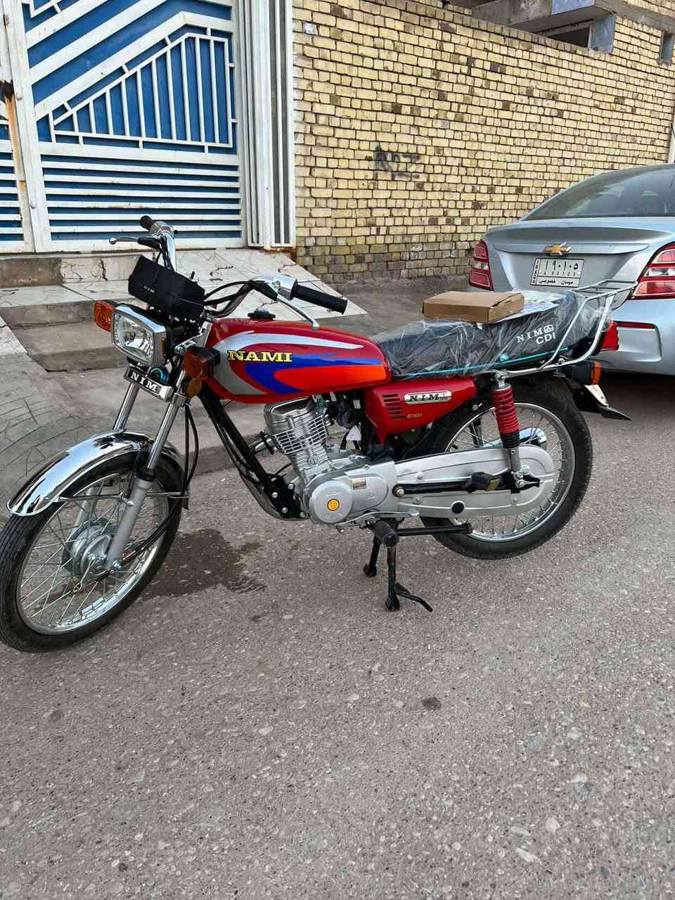 سلام عليكم دراجة ايراني نامة وكيل البارحة طالعة من الوكيل مستعجل على بيعتها ***********السعر 950 مجال قليل
