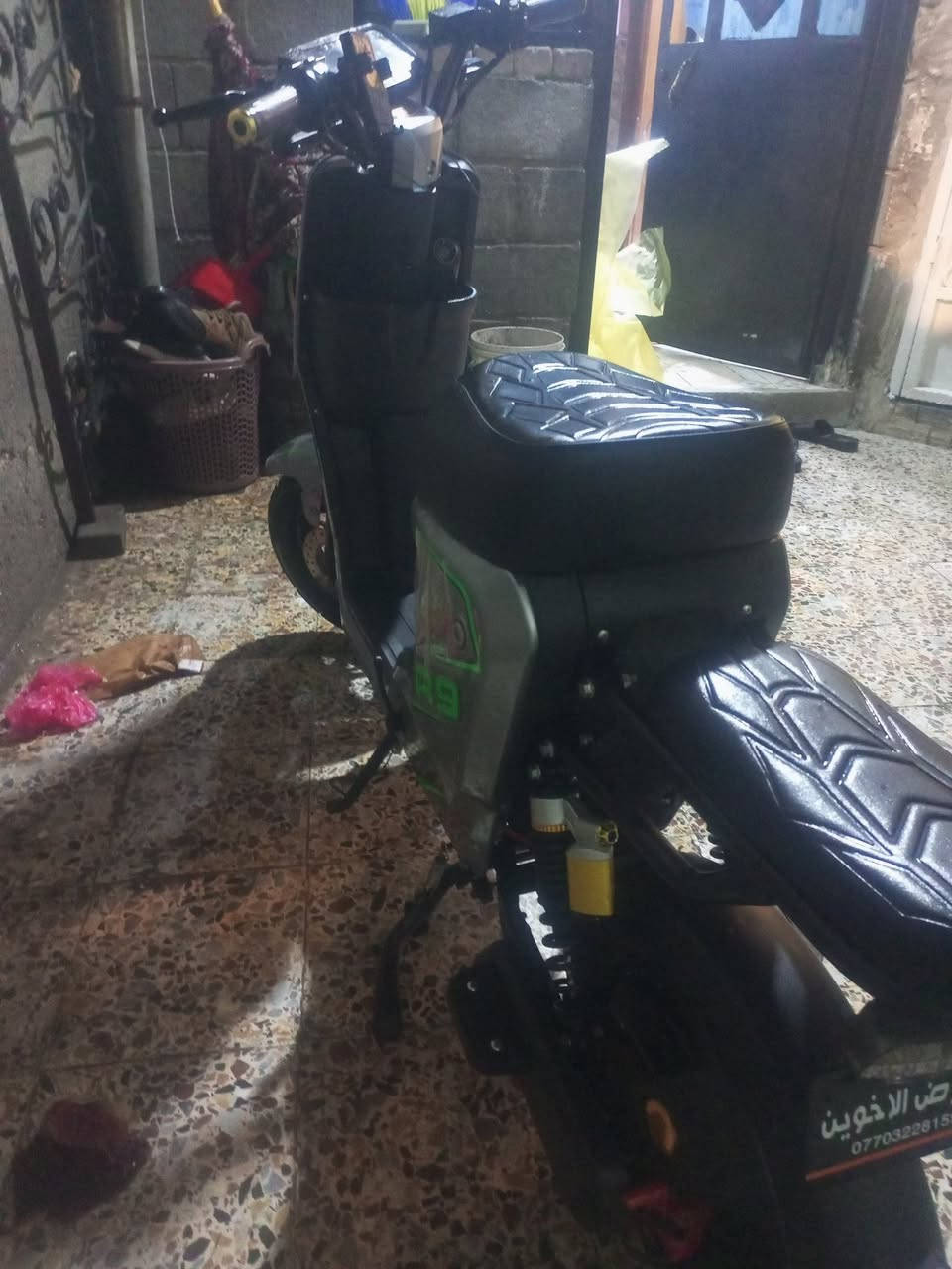 سلام عليكم دراجه للبيع موديل 2026جديده صارلي من مشتريه 10ايام بطاريات 32 سعر 510وبيه مجال موقع البصرة القبله  للشراي الواتساب ***********
