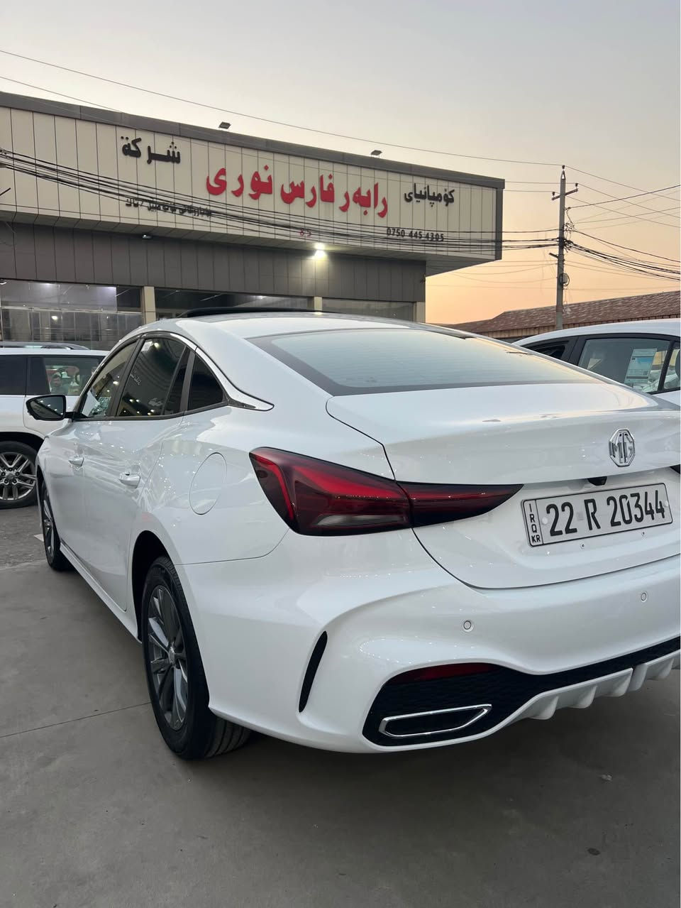 MG GT 2025
فوول مواسەفاتە
سلایدە
بەسمەیە
ئۆتۆ هۆلد و برێك بەسمە
گێر تۆماتیك و عادی و Sport
ویل کڕۆمە
لایت LED
بەگلایت LED
بێ تۆربۆی مەرغوبە
تەنها 12000 km ڕۆیشتیە 
گێچ ئەلیکترۆنی
شکل نوێیە
فوول كماليات 
سةيارةكة هيج هيجي نية سبوخ تعديل تةرزة قنجو قوپ هةموو گياني بةشةرت .
بۆ پەیوەندی :
***********
سعر:125💵مجاليكي كةم أربيل, العراق
