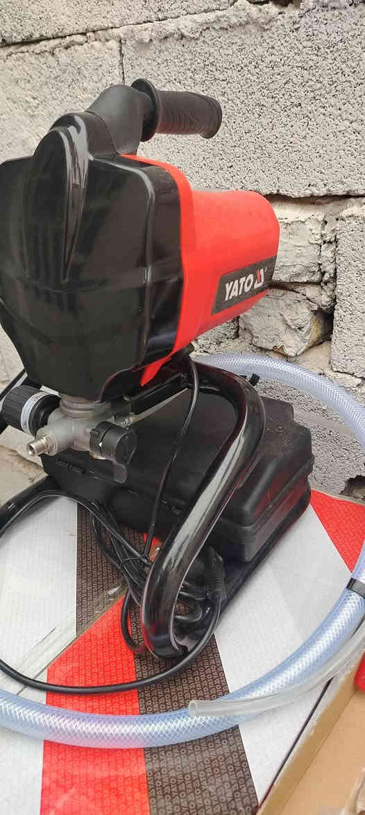 🚀 وصلتنا أجهزة صبغ  باله استرالي جديد

#ماركة ياتو حجم 650 واط باله جديد يرش بدقيقه 1 لتر 

 
يشتغل بويه و بنتلايت و بلاستيك و عوازل اسطح 

للحجز والاستفسار
***********
متوفر توصيل 6 الف الئ جميع  المحافظات
🔸 ضمان فقط فحص عن الاستلام
