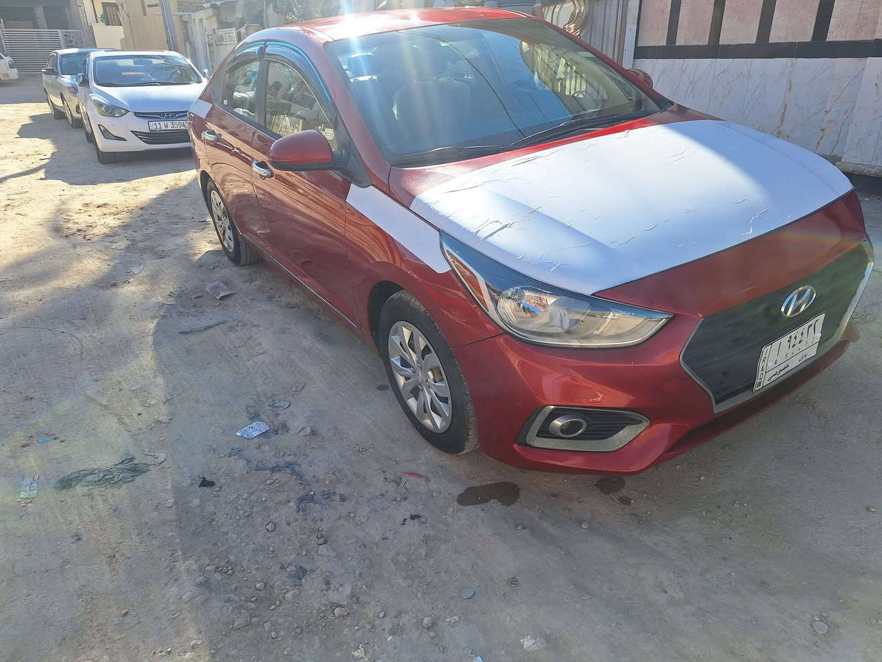 متاح سياره اكسنت ٢٠١٨ وارد امريكي حادثه فقط خشم البنيد ومصبوغ  وباقي السياره مكفوله من الصبغ وللضربه بدون بدنه ولالغد ولاشواصي وكله ليبل واحد مكفوله من كير ومحرك GDI جديد بلادي وحداديه وتبريد فقط غاز ورقمه بابل بأسمي وسعره ١١٦ وبيه مجال وللاستفسار *********** واعتذر لا اتواجد على النت فقط اتصال ومكاني الحله البكرلي الاولى وممنون منكم
