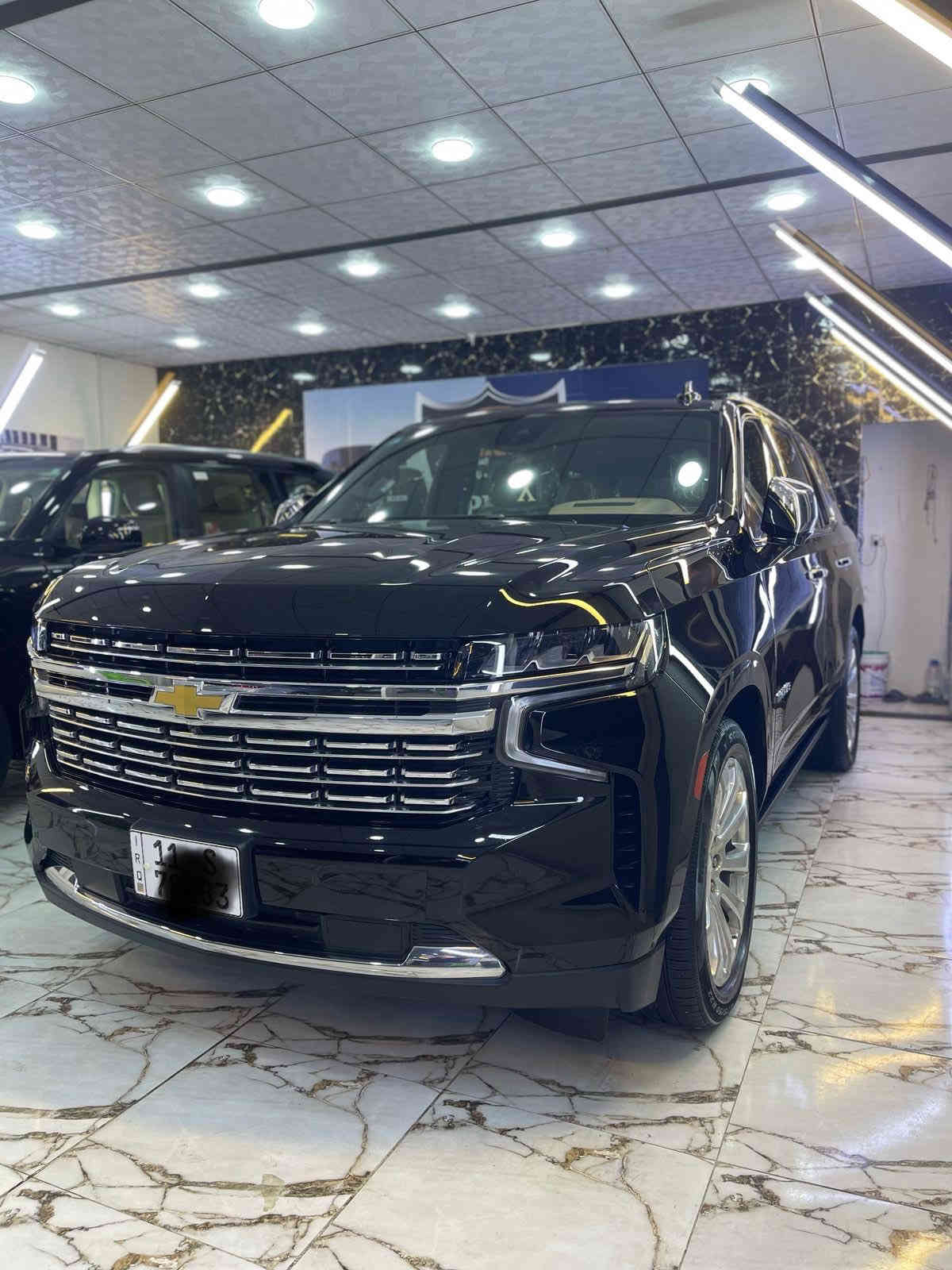 شيفروليت تاهو بريمير  2023 ( خـليـجـي )
الموديل :2023( خليجي )
اللون : اسود 
العداد : km84 
السيارة كفالة عامة  بحالة الوكالة
حجم المحرك : 5300 Cc
عدد الاسطوانات : 8 اسطوانات ( 8 سلندر )
المواصفات : مواصفات البريمر معروفة 
* سقف بانوراما 
* دخول ذكي للسياره 4 أبواب ( بصمه )
* المقاعد كهربائية تدفئة و تبريد
* مقصوره الركاب من الجلد الفاخر 
*داتو شو 
*ثلاجة 
*رادرات محيطية 
*توقف ذاتي 
*خزن وضعيات المقعد 
*كشنات هزاز 
*كامرات 360 درجة
*نظام تحديد مسار 
*نظام دوسات كهرباء
*تحذير النقطة العمياء 
*نظام اطفاء وتشغيل المحرك تلقائي
* شاحن وايرلس لاسلكي
* ويل 22 انج
* نظام الرؤيه : 5 كامرات رؤيه شامله ( BIRD VIEW )
* نظام التعليق مستقل
* كشنات ميموري خزن
* نظام الصوت BOSE سماعات عدد 10
* دوسات كهرباء + اناره LED
* نظام سحب مقطوره تحكم كامل + كامرة لرؤية المطوره
* نظام جكات
*تخم تاير وكاله جديد
السيارة رقم بغداد (مميز) الدولي بسمي تحويل

رقم صاحب السيارة ***********
السعر 590 اتصل وبيك خير وادلل
