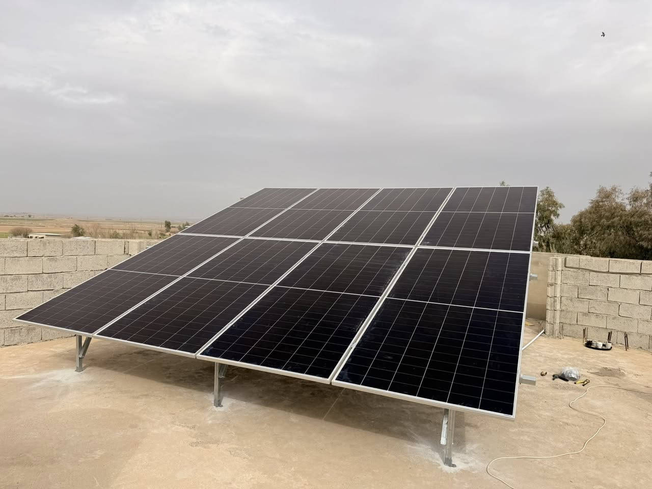 تم بفضل اللّٰه تركيب منظومة طاقة شمسية من قبل كوادرنا في 

#قريةباجوان
للاخ :: طه حمادة ابو ياسين  
  
✅ نظام طاقة شمسية متكامل بأعلى المواصفات

✅فولتية ثابتة 220فولت 
✅كهرباء مستمرة بدون انقطاع 
✅تشغيل تلقائي عند انقطاع الكهرباء

🔵انفيرتر قدرة(6.2) كيلو واط 
🔵الواح قدرة  (640) واط نوع Aiko عدد 8 
🔵بطارية ليثيوم (314)امبير 16KW

✅صيانة فورية بحالة مواجهة اي خلل فني
✅ضمانات عالية وعمر افتراضي طويل
✅خدمات متابعة مابعد التنصيب

نهاري ☀️(16) امبير
ليلي   🌑 (14) امبير 
 
للاستفسار اكثر الاتصال على الارقام التالية 
***********
***********
⚫️#مكتب #باجوان #للطاقه #الشمسيه
