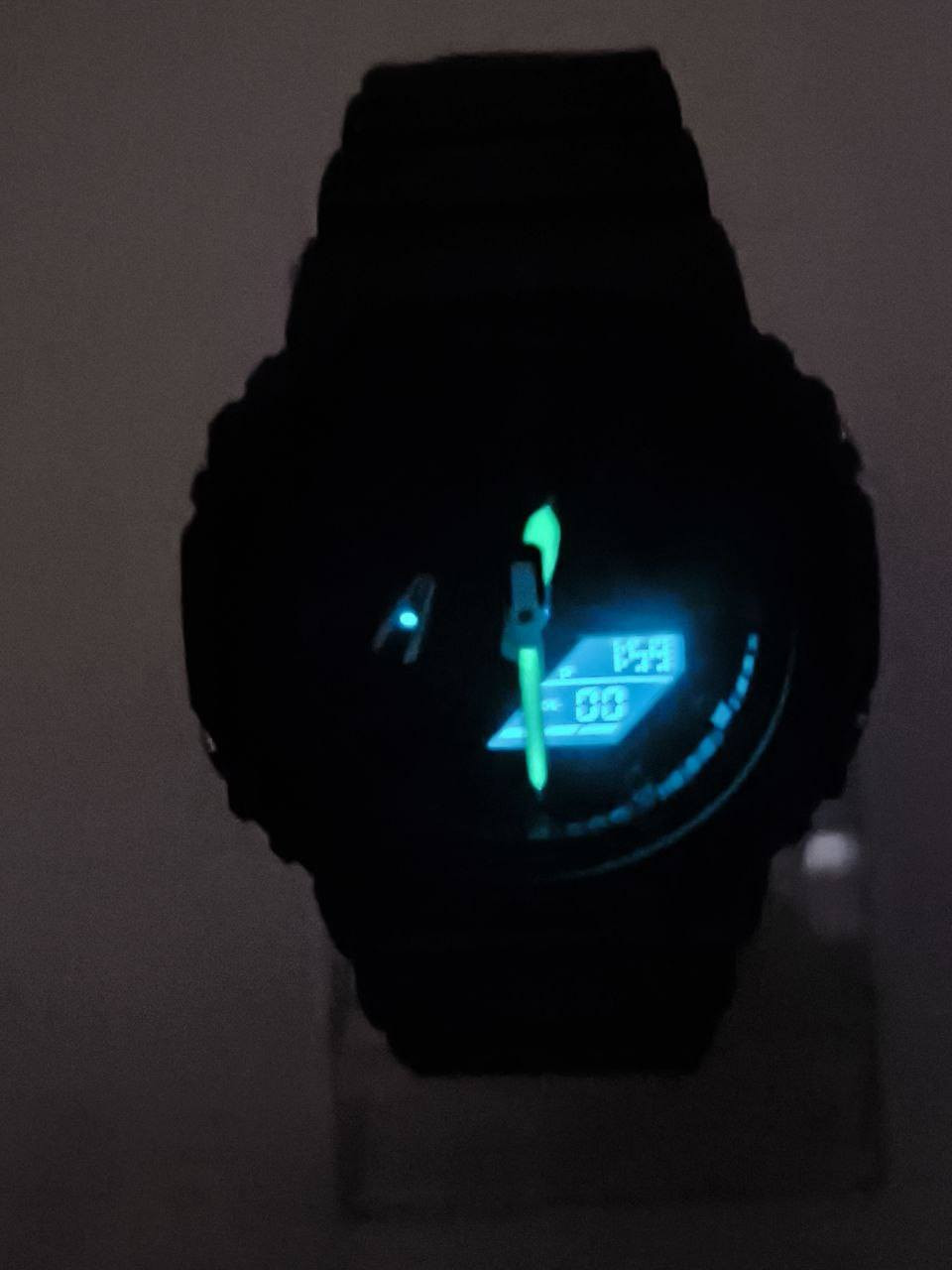 ساعة كاسيو جي  G-Shock GA‑2100
تحفة فنية
لمحبي العسكري والعملي
عرض مزدوج: عقارب أنالوج + شاشة ديجيتال
وظائف متعددة: منبه، توقيت عالمي، إضاءة
 خلفية واميال لامينوس
الساعة مقاومة للصدمات
 زجاج مقاوم للخدش ومقاومة للماء وغبار
سير ربر مريح للاستخدام اليومي والتمارين
وزن خفيف رياضي ومريح

السعر : 25 ع اول تم 
للحجز والاستفسار يرجى مراسلة الصفحه


**إذا كنت صاحب هذا الإعلان وتريد حذفه لأي سبب، رجاءا أرسل رسالة إلى الدعم الفني**