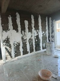 الموصل • لبخ جص • ٥ اسطوات ٥ عمال