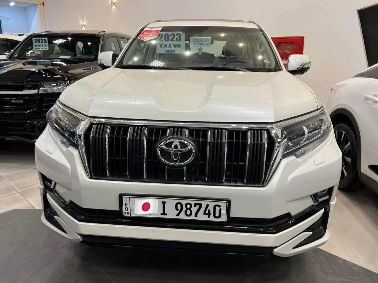 تويوتا برادو موديل  ‎2023
سياره زيرو  اللون ابيض  

 مرقم شمالي أربيل رقم الجديد بأسمي

ا‎السيارة خاضعة لضمان شركة تويوتا العراق (3)سنوات

- TOYOTA PRADO TX.L    

‎- فتحه سقف سلايد روف 

‎- بصمة دخول و تشغيل 

‎ -   مقاعد مخمل بيجي

‎- كاميرا خلفيه 

‎  -     شاشه لمس 

‎- مرايا كهرباء 

‎- مثبت سرعة  crose 

‎- إضاءة LED 

- AUX, BLUETOOTH 

‎- شاحن لاسلكي 

‎- ثلاجة

‎للاستفسار اكثر اتصل على الرقم 

العنوان بغداد الغزالية 

***********6

***********
