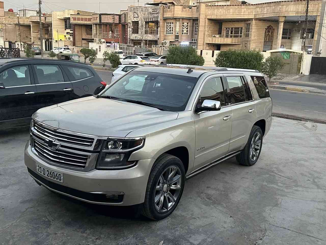 للبيع او مراوس تاهو 2015 سعر 260
حادث باب وجاملغ السايق 
كير ومحرك صدر مكفول تبريدثلج
مواصفاتهةLTZفوول الفول اعلى فئه دوسات كدلاك
1-.بصمة تشغيل و 4 ابواب بصمة
2.تشغيل عن بعد
3.سلايد روف.
4.رادارات جوانب و امامي وخلفي
 5.تحديد مسار 
6.حساسات امامي خلفي 
7.نظام توقف ذاتي 
8.كامره خلفيه 
9.تحكم ستيرن
10.كروس سرعه 
11.نقطة عمياء
12.لايت لد + لايت زنون 
13.انظمة قياده سبورت و جبلي وسحب 
14.نظام انزلاق 
15.كشنات كهرباء 
16.تدفئه وتبريد كشنات سايق وراكب 
17.كشنات خزن ميموري
18.كشن هزاز
19.كشنات جلد 
20.مري شفط 
.قاصه
و𝐃𝐕𝐃 بالقماره  
وبعد بيها هواي مواصفات معروفه 
رقم سليمانيه شبه مميز بسمي هزه جديده  المكان بغداد الشعب شارع الاسواق المركزيه ***********
