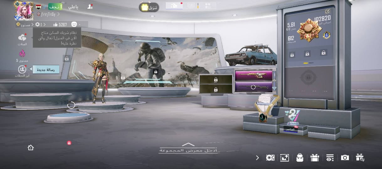 سلام عليكم حساب ببجي للبيع او مروس بحساب اقوة مكاني نجف وجه لوجه رقمي ***********
