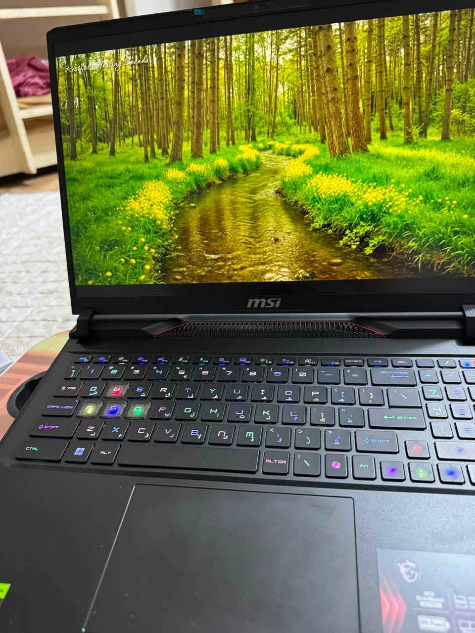 Msi
كارت شاشة ٤٠٧٠ 
رامات ٣٢
معالجI9 جيل 14 
نظافة ٩٨٪؜ 
مستخدمة استخدام بسيط 
للبيع او المراوس ب لابتوب من شركة ابل عارضها 1850000

***********
