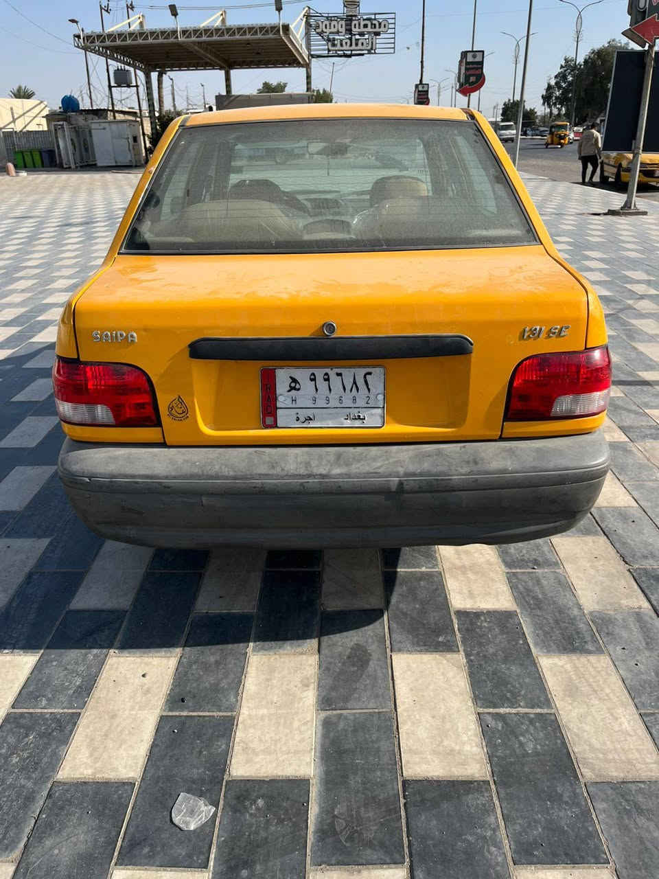 السلام وعليكم سايبا 2018
 مكفولي السياره كير ومحرك وحداديه 
مكفول من ضربه وصبغ معده الهلات معمره 
 كله كفاله مدوشمه عام  مصفره هيه وغرامات 
 تبريد شغال تدفئه شغاله السياره مانقصهه شي 
 تخم تاير جديدخط بيض جديد 
 مكان بغداد  رقم الهاتف  ***********
