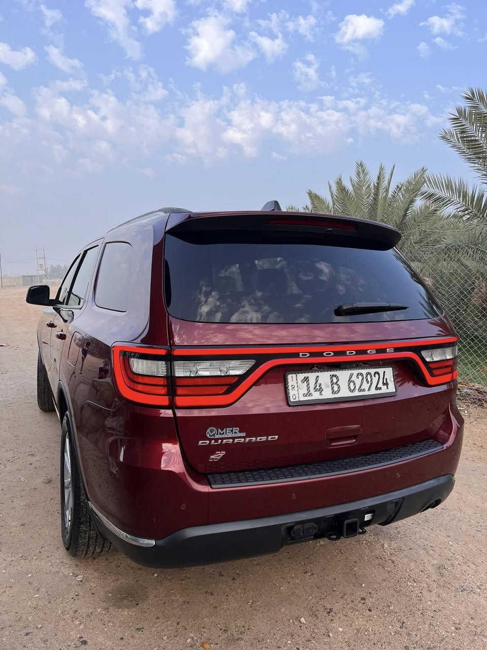 سلام عليكم 
دوج دورنكو 
موديل :2023
الفئه:SXT 
ممشى:55 الف كم
رقم بصره باسمي 
وارد امريكي صور الحادث مرفق بل منشور 
للستفسار:***********
