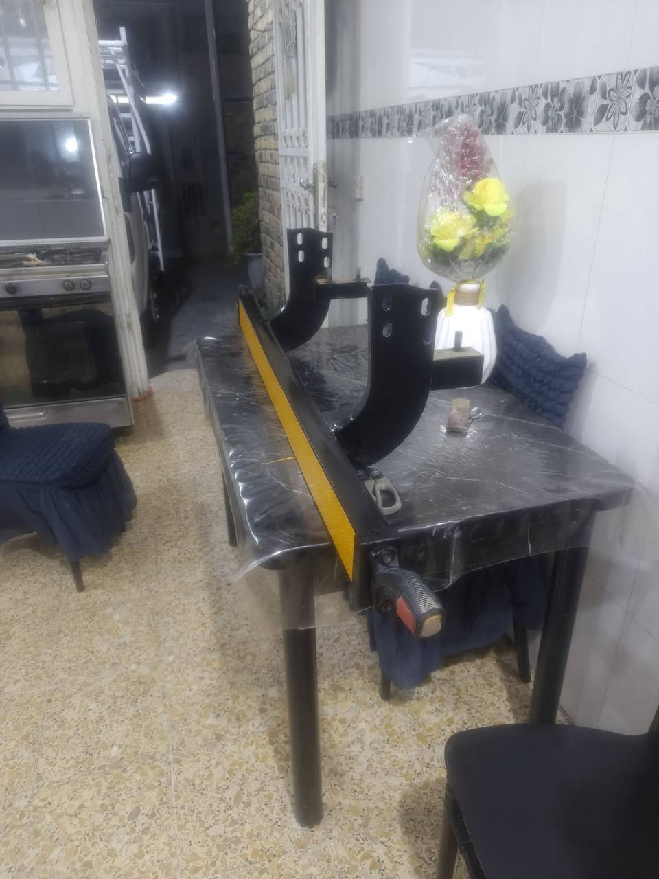 للبيع دعاميه مسكر خليجيه عمل اخت الاصليه شغل درجه اولى وثقيل رجلين ٨ملم وبوري ٤ملم اثخن من البلاديه قبقاتها بلاديات نايلون  سعرها من الاخير ١٥٠الف 
***********
