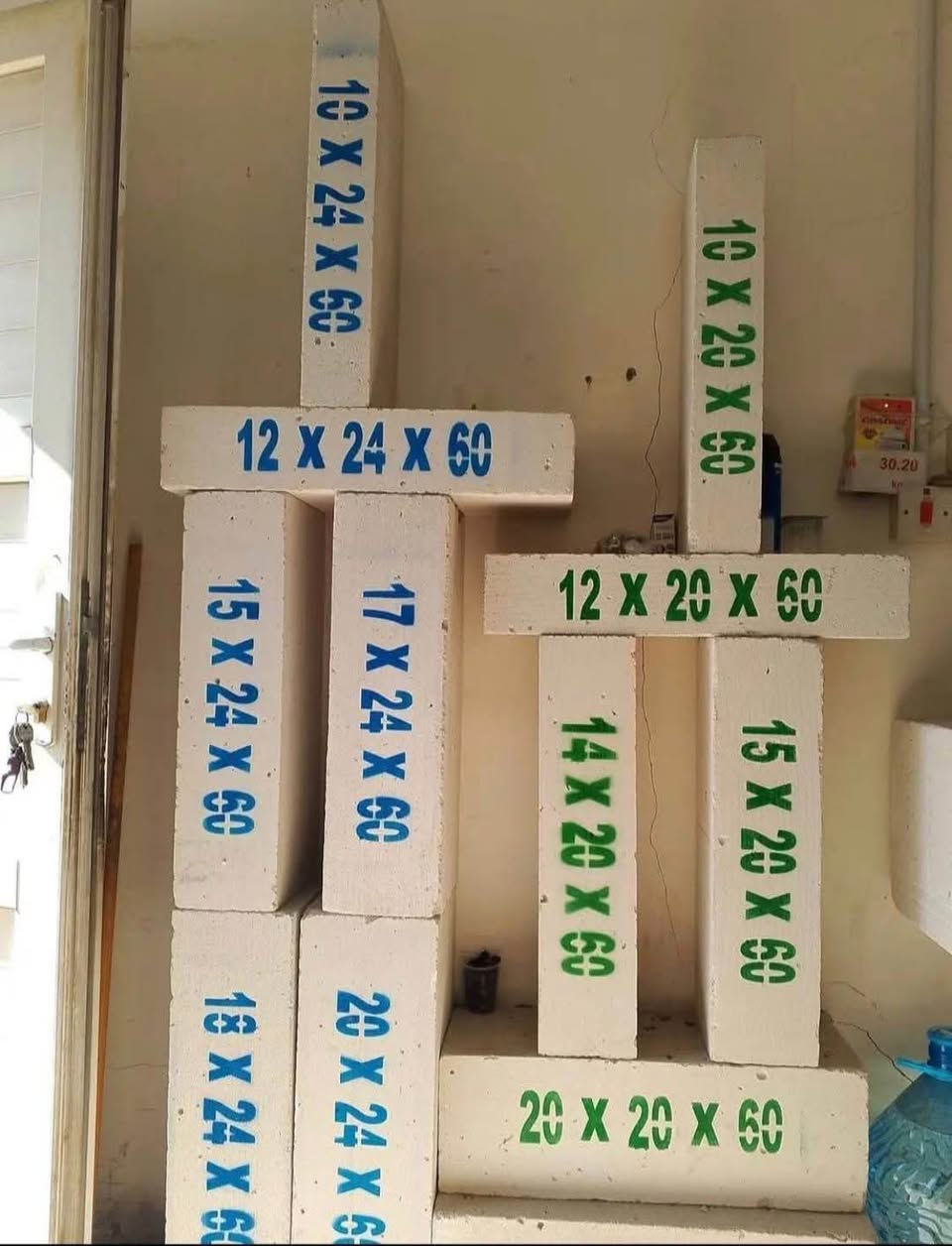 فرمستون الوطنيه340 مطروح

فرمستون الشمس315 مطروح 

فرمستون الحوشان315 مطروح

فرمستون بلد السلام310 المطروح 

بلوك اسود بحص 650الف 

بلوك اسود خشانه 600 ألف 

بلوك اسود قياس 15 600 ألف 

طابوق النهروان سعر الألف 185

سمنت اسود مبروكه عادي 103 واصل 

سمنت مبروكه مقاوم 107 واصل

واتساب (***********

***********واتساب البصرة, العراق
