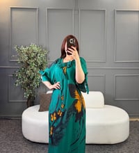 دشداشة نسائية • كشمير سيلين • فري سايز ٩٠كغ