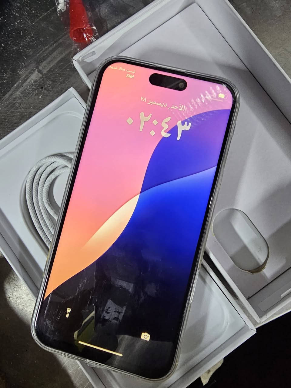 تليفون جديد مستخدم يومين شراي يخابر بكان بغداد.  ***********

