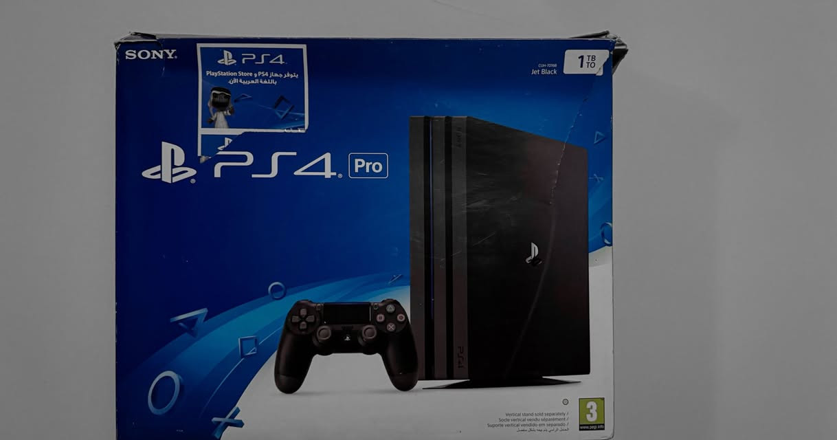السلام عليكم،
جهاز PS4 PRO تحديث النظام: 8.00(غير مهكر)

تفاصيل الجهاز:
🔷 الموديل: PS4 Pro (يدعم دقة 4K و HDR).

🔷 إصدار النظام: System Software 8.00 (تحديث قديم ويفيد الي يريد تهكير)

🔷 المساحة: 1 تيرابايت (1TB).

🔷 الحالة: الجهاز مخزن من 2020، مجموع استخدامه الفعلي قليل جدًا.
🔺 وغير مفتوح لأي سبب.

🔷 النظام: جهاز رسمي (غير مهكر) نظيف تماماً.

🔷 حالة النظام: غير محدث من 2020.

الملحقات:
♦️ العلبة الأصلية 
♦️ اليد الأصلية (صناعة الوكالة).
♦️ الأسلاك الأصلية (الكهرباء + HDMI).

السعر (350 ألف) قفل


**إذا كنت صاحب هذا الإعلان وتريد حذفه لأي سبب، رجاءا أرسل رسالة إلى الدعم الفني**