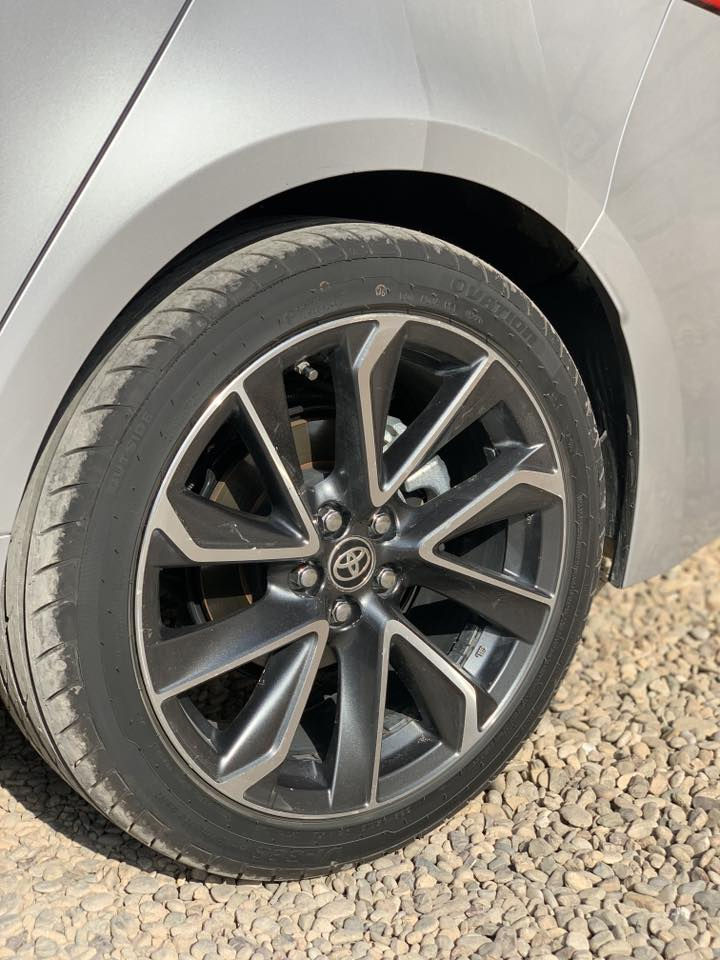 تخم ويل كروم كورلا Xseبلادي أصلي قياس 18 أنج مع تايرات مع براخي للبيع فقط مكاني كركوك *********** السعر فقط 300 الف قفل رجاء اذا مو شراي لاتخابر اخوية
