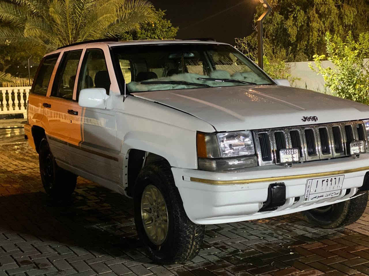 السلام عليكم جيب اگراند كلهه  بلادي موديل 95 فول مواصفات بيع او مراوس  حسب القناعة ولسعر خاص مكاني سامراء ***********
