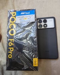 POCOF6 Pro ذاكره 512 ببجي 120  بس مكسور ضهر مالته شاحنه ما ويا ضايعه 3...