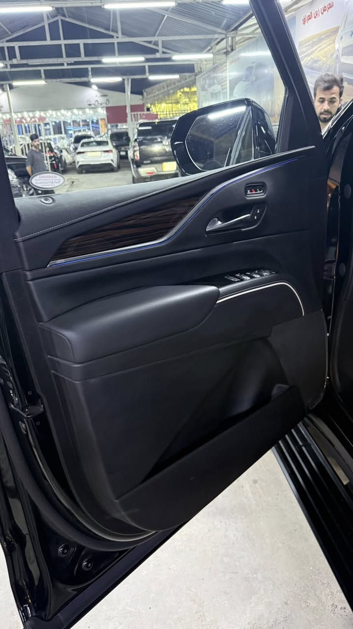 كديلاك سكاليد  2023 (امريكي كلين تايتل طلب خاص كفاله عامه المكينه المرغوبه. فولاذ )

المسافة المقطوعة 29 كم  

كفالة عامة من صبغ وتبديل 3 قطع مغلف ppf

1-حجم المحرك 8 سلندر 6200. 

2-سقف شامو 36 سماعة اسپريسو ناظور ليلي 

3-سقف بانوراما. 

4-زينون عالي ناصي آصل. 

5-جنطة كهرباء. 

6-بصمة ابواب وتشغيل عن بعد. 

7-خاصيه جعل المحرك 4 سلندر اقتصادي. 

8-كامرات ميحطيه 360 درجه. (٥)كامرات. 

9-اشاير مري.قابله للطيء. 

10-رادر جانبي مانع اجتياز+رادر امامي. 

11-سستم صوت متكامل. 

12-تدفئة+تبريد المقاعد. 

13-جكات جوبلس صعود ونزول. 

14-حساس امامي+خلفي. 

15-ويل مقاس 22 بلاك توب. 

16-دجات صعود جانبي كهرباء شفط.  

18-المقاعد الخلفي شفط كهرباء. 

19-كونترول تبريد خلفي منفصل. 

20-شاشات عرض خلفيه. 

21-فور ويل درايف. ٤*٤. 

22-مقود كهرباء. 

23-الكراسي كهرباء. 

24-خزن ميموري لكرسي السايق. 

25-اوتو ستوب. 

26-هاند بريك بصمه. 

27-تحديد مسار. 

28-داتو شو شاشه ليزري. 

29-تبريد مناخي. 

30-تحكم ستيرن جهتين.  

______________________________________

السعر 850 وبيه مجال ويرهم مراوس حسب القناعه 

موبايل /***********
