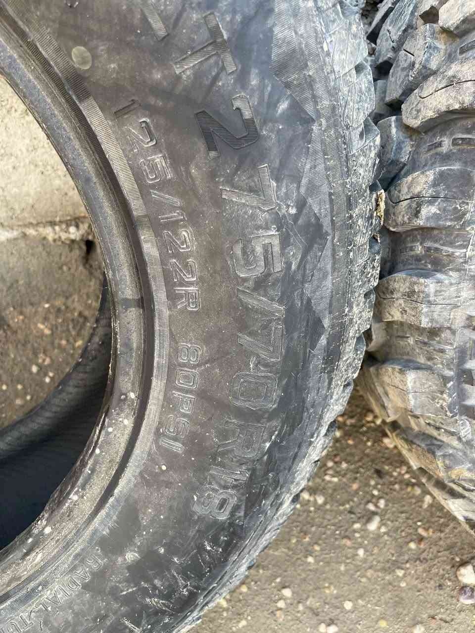 السلام عليكم للبيع زوج تايرات بعدهن جدد  يرهمن عل عربانه حجم
٢٧٥/٧٠/١٨  
نضيفات لا ضربه ولا اي شي
مكان الانبار الخالديه 
***********/

***********
