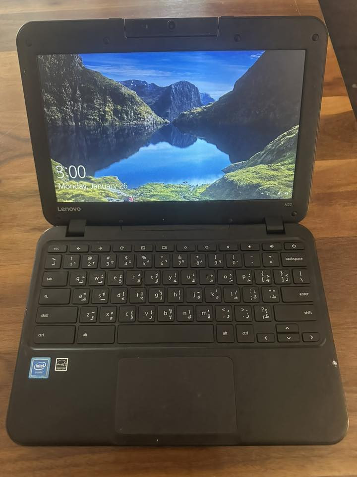 لاب توب لينوفا90 الف ماكو هيج سعر ابد مستعجل صاحبها
الحجم المرغوب مو الكبير الوسط  
Device name
Processor
Installed RAM
Device ID
Product ID
System type
Pen and touch
Copy
DESKTOP-LULCNIK
Intel(R) Celeron(R) CPU N3050 @ 1.60GHz 1.60 GHz
4.00 GB
F61081C3-2942-4E1B-A2AD-58BD570DBA6D
00331-10000-00001-AA402
64-bit operating system, x64-based processor
No pen or touch input is available for this display
 السعر 90 الف مكاني بغداد يوجد توصيل 
***********مكلف بل نشر اتصل او راسل
