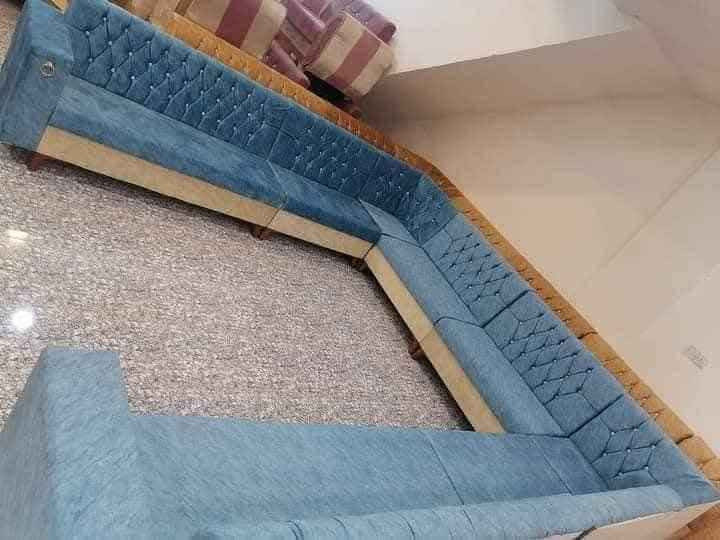 اي ديوان داخل المنشور 

الدقه والامان  كل هذا وبأنسب الاسعار 🥳🥳🥳
ديوان ستندر 10 مقاعد ب 290.مع كوشات عدد 4هديه
 شغل مضبوط مع ضمان سنه  
قماش قديفه جكور 
الهيكل چام روسي
الضهر  مضغوط
المقعد بلوك فقط 
رجل عظم عاج 

المتر 60

#ديوان  10 مقاعد ب 295
............................................... 
#ديوان  9مقاعد  ب  275
.........................................
#ديوان   8 مقاعد ب  250
.........................................
#ديوان  7 مقاعد ب  230
.........................................
#ديوان  6 مقاعد ب  210
................................................ 
#ديوان 5مقاعد  ب 190

قياس عرض المقعد 50صافي و 70لحد الحايط 

سعر المتر 60بالنسبه للقياسات الخاصه
#سعر المتر 60الف للمتر الواحد

#اذا كان الطلب بلوك بلاويد للضهر والصفاح بدل المضغوط اضافه 100 الف 

#سعر كوشات الوحده 2500
#طبله ب 25 الف قياس 40/40

مده التوصيل  بغداد   يومين محافظات  4ايام
لايباع اقل من 5امتار

قماش قديفه 
رجل عظم عاج 
الاضافات رجل نيكل 10
قماش كتان 15
وتر بروو، 25
وتر برو وخاولي 50 حلة, بابل


**إذا كنت صاحب هذا الإعلان وتريد حذفه لأي سبب، رجاءا أرسل رسالة إلى الدعم الفني**