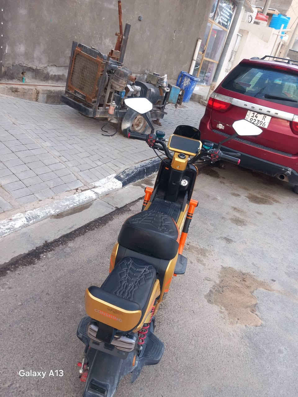 سلام عليكم دراجه شحن نوع X900 عنوان البصره الزبير حي العسكري رقم ***********السعر 400
