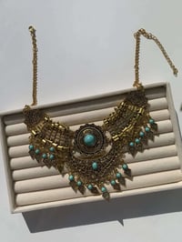 قلادة • تصميم غجري • فيروز