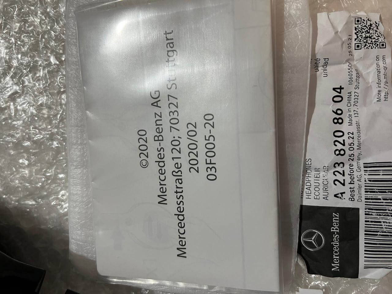 سماعات مرسيدس اصلية غير مستعملة تماما
للاستفسار المراسلة على الخاص او ***********
شكرا جزيلاً بغداد, العراق
