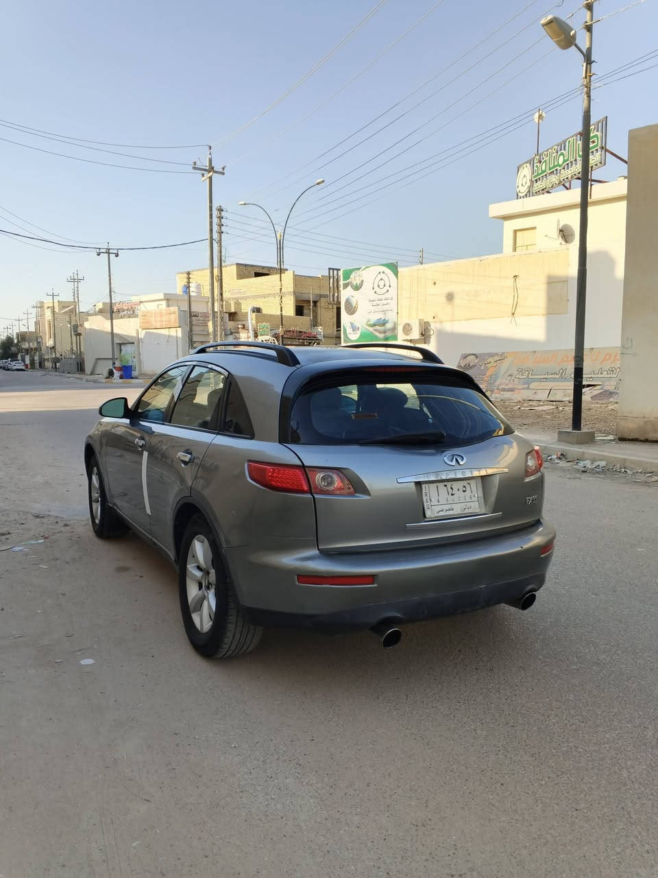 سياره نيسان انفنتي فئة FX35 مديل 2005 وارد امريكي مكفوله من الضربه القويه والكلبه والكص والخياس والعيب الشرعي مكينه وكير مكفولات
سياره فول مواصفات 1/1
مكينه 6سلندر 3500
5راكب
كشنات جلد 
كشنات كهربائي 
ويل كب 
فتحه بلقماره 
لايت زنون 
حداديه 80%
سنتر لوك 
بلوجكترات 
ماشيه 180
سياره جاهزه اي نقص مابيه رقم ديالى مشروع وطني سعره 68 مكانه ذي قار المركز 
***********
