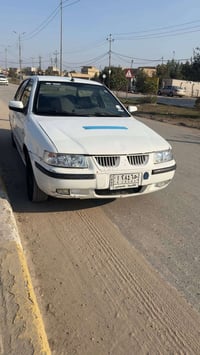 سمند للبيع موديل 2010  بيه صبغ حزام شوفت عينكم بالصور  سياره حلوه ونضي...