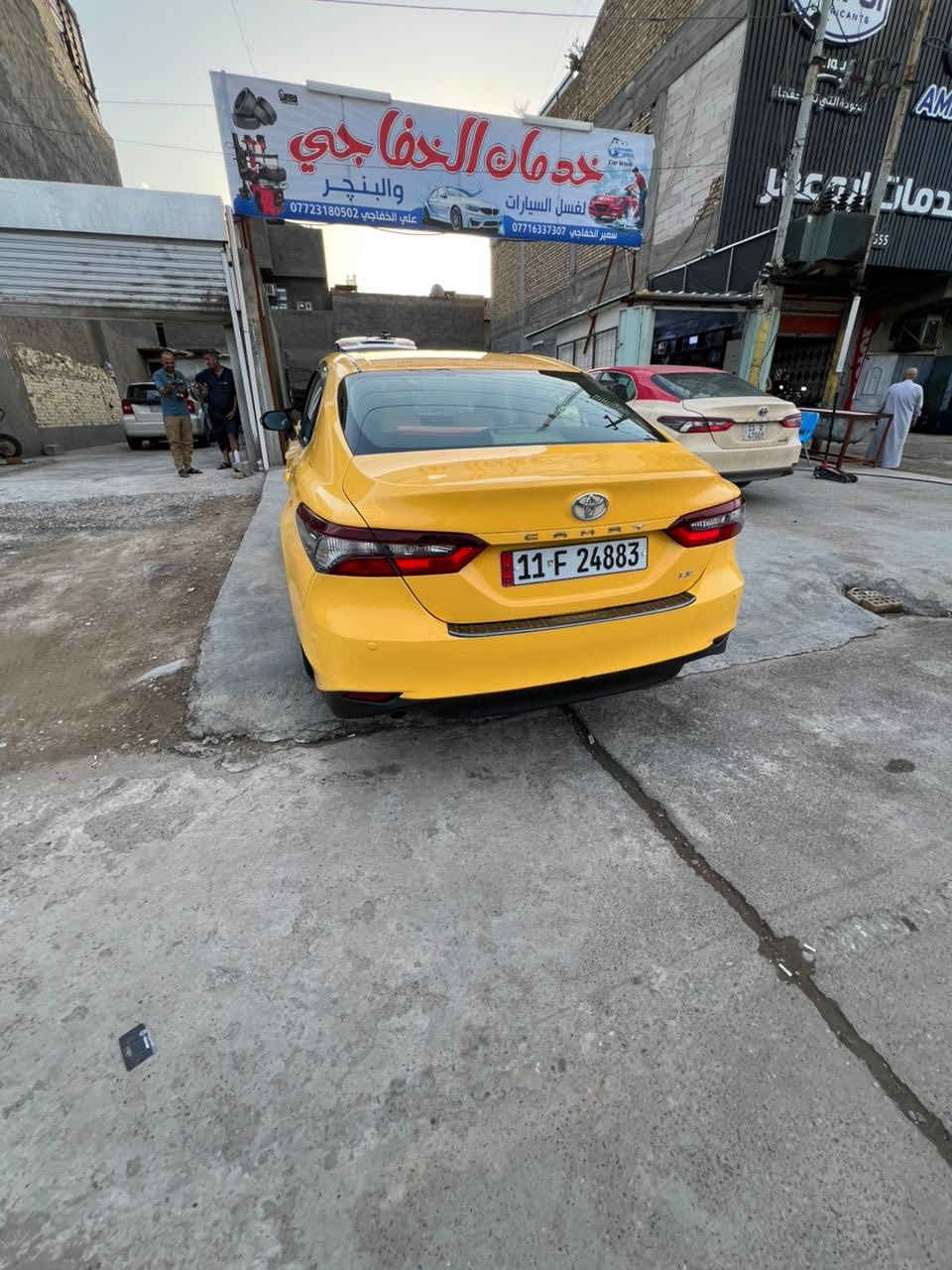 السلام عليكم كامري خليجي ٢٠٢٢ اصل ماشيه ١٧٠ الف رقم بغداد تحويل ثاني يوم مواصفات بصمه اوتو هولد سايد بريك كهرباء ٣ وضعيات للقياده شاشه كار بلاي اشاير بل مري شاشه عطلات فول تحكم ستيرن مثبت سرعه  مكفوله من الضربه ولتصليح نظام الهايبرد مكفول السياره ولا كلوب بل دشبول كير مكفول السياره فقط المكينه ابيع مفتوح بس لا تنقيص لا بخار مكانها بغداد سعرها ب١٧٠ وبيها مجال 
***********
***********
