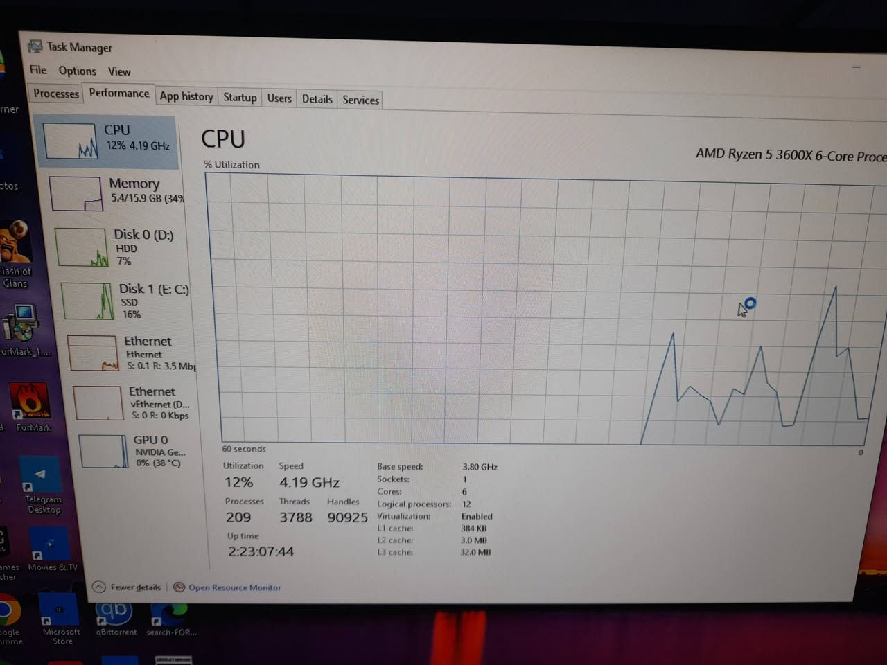 cpu: R5 3600x
GPU:gtx1650 gddr6
M.b:B550 4 slot ram. 2منفذ m.2.   6منفذ sata
Hard:ssd m.2 nvme 512.  hdd120
Power:600watt
ram:16gb 3200.  Corsair
Coller:mass
السعر 400


**إذا كنت صاحب هذا الإعلان وتريد حذفه لأي سبب، رجاءا أرسل رسالة إلى الدعم الفني**